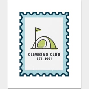 Climbing Club Posters and Art